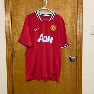 Manchester United Nike 2011 Home Soccer Jersey